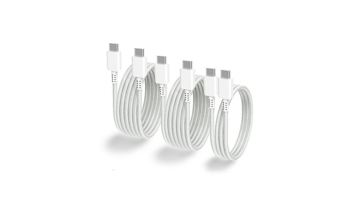 Hrbzo Usb C To Usb C Cable 60w, 3-pack 3ft/6ft/6ft,