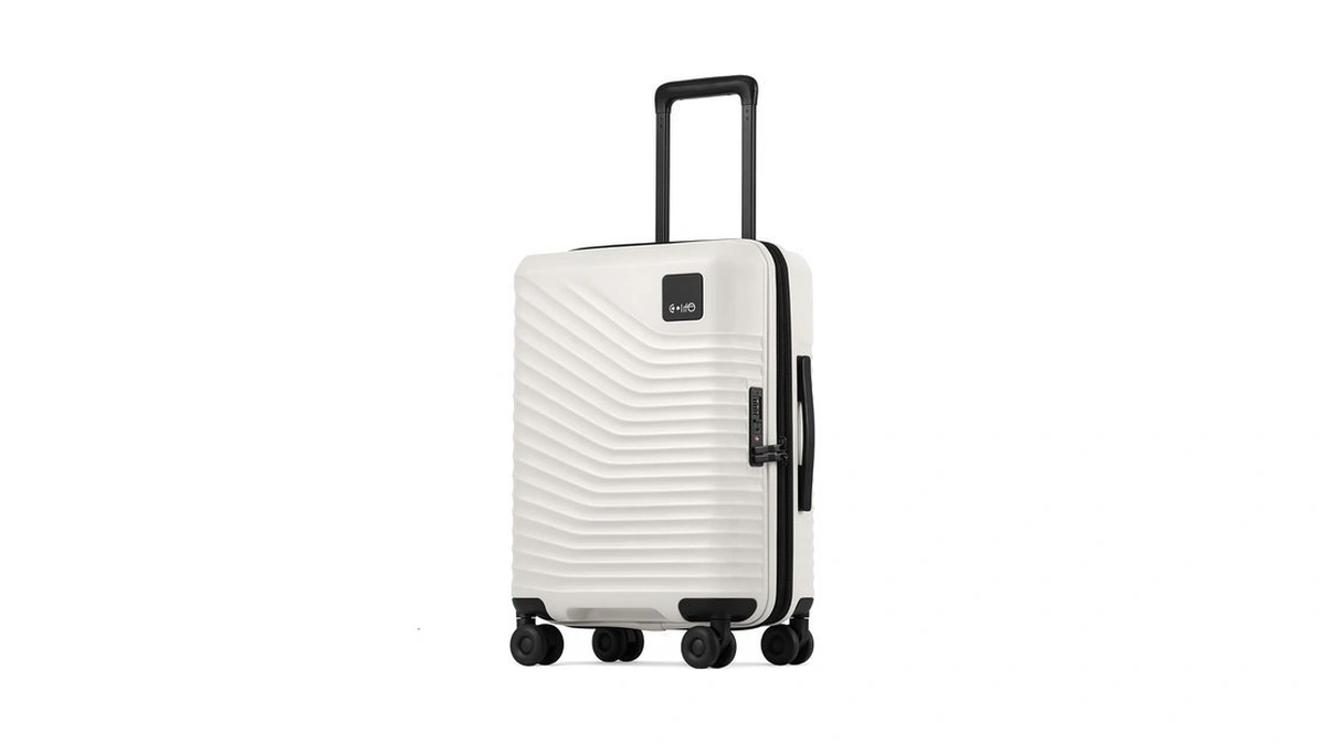 Coolife Luggage Carry-on, Lightweight Pc Hardside Suitcase, 20-inch, Black