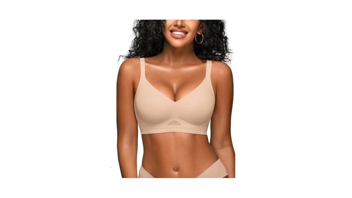 Cuteio Wireless Jelly Bra For Women No Underwire Seamless Tshirt