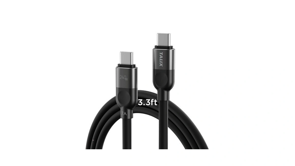 Talix 240w Usb C To Usb C Cable, 7a Pd3.2