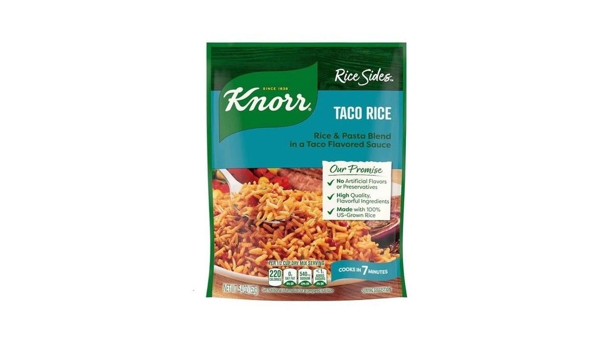 Knorr Rice Sides Taco Rice For A Tasty Rice Side
