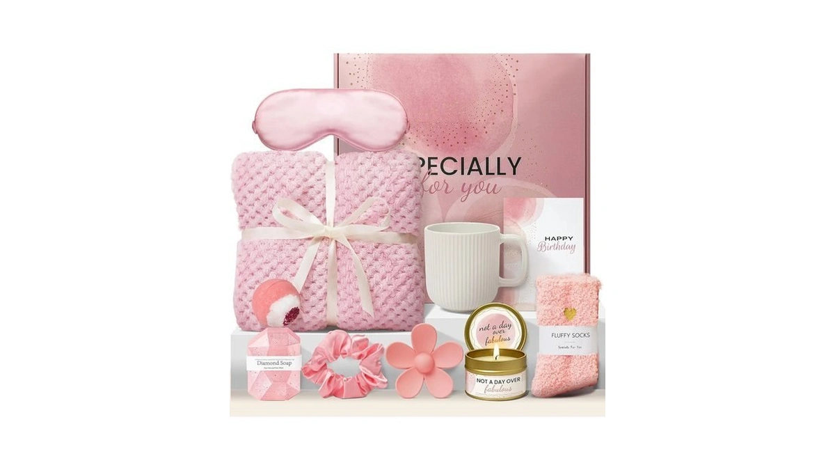 Birthday Gifts For Women, Happy Birthday Gift Basket Set For