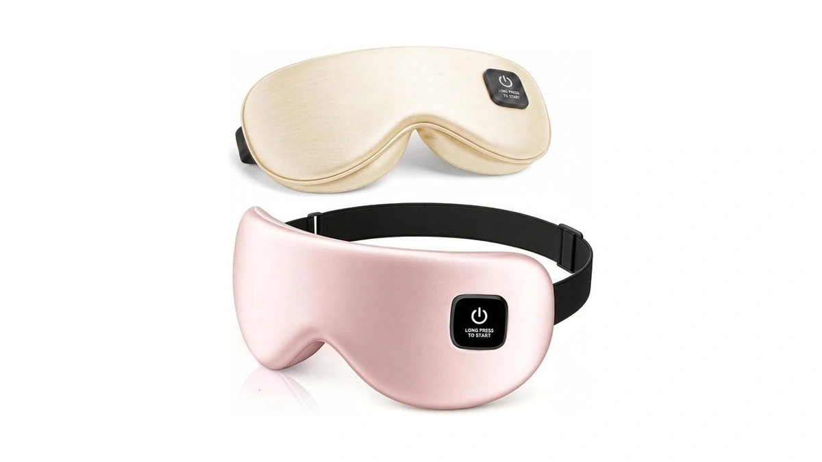 Cordless Heated Eye Mask For Dry Eyes Relief, Rechargeable Warm