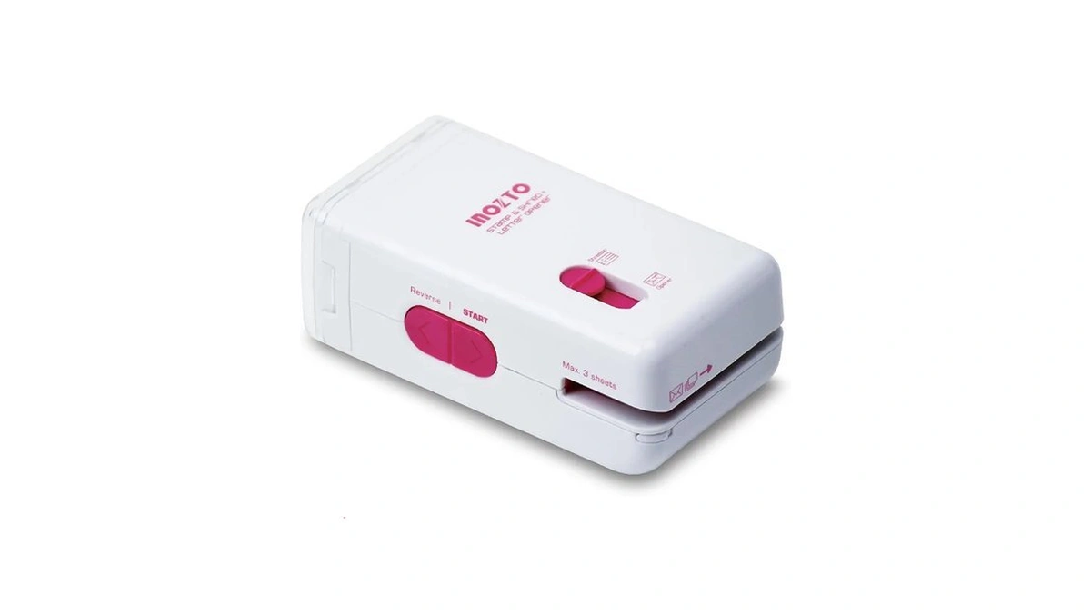 Inozto Handheld Paper Shredder With Confidential Seal - Portable Privacy