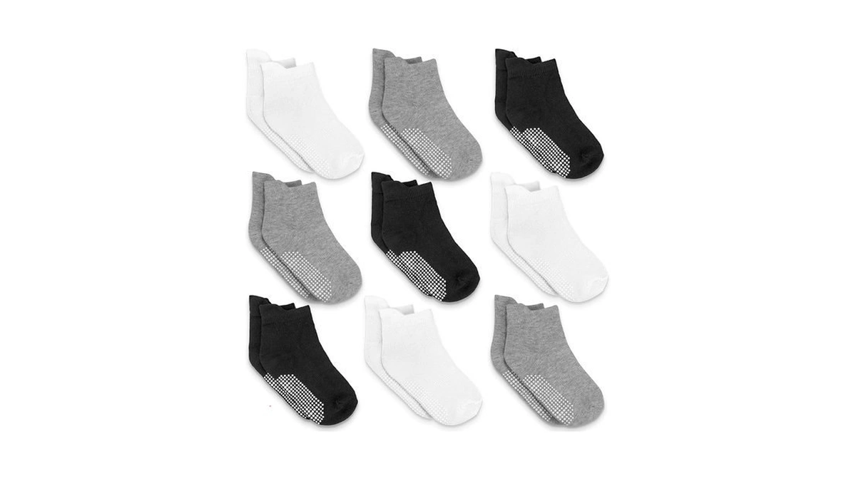Infinno Baby Non Slip Ankle Socks With Grips, Toddlers Kids
