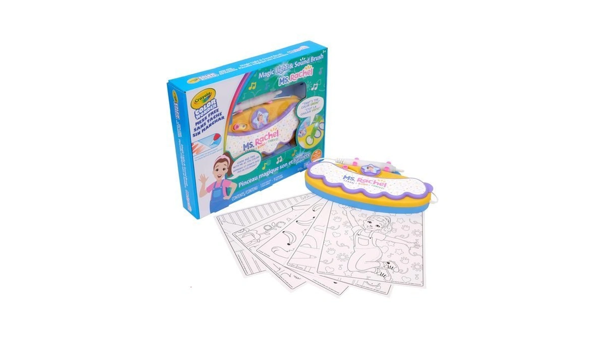 Crayola Ms Rachel Color Wonder Magic Light Brush, Mess Free