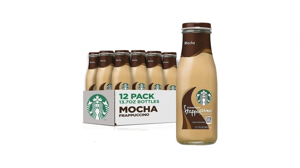 Starbucks Frappuccino Coffee Drink, Mocha, 13.7 Fl Oz Bottles (12