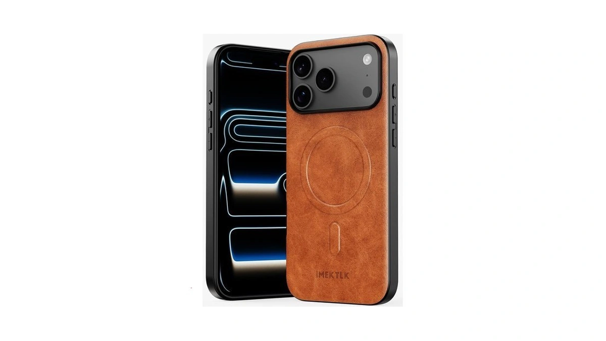Imektlk For Iphone 17 Pro Max Leather Case Compatible With