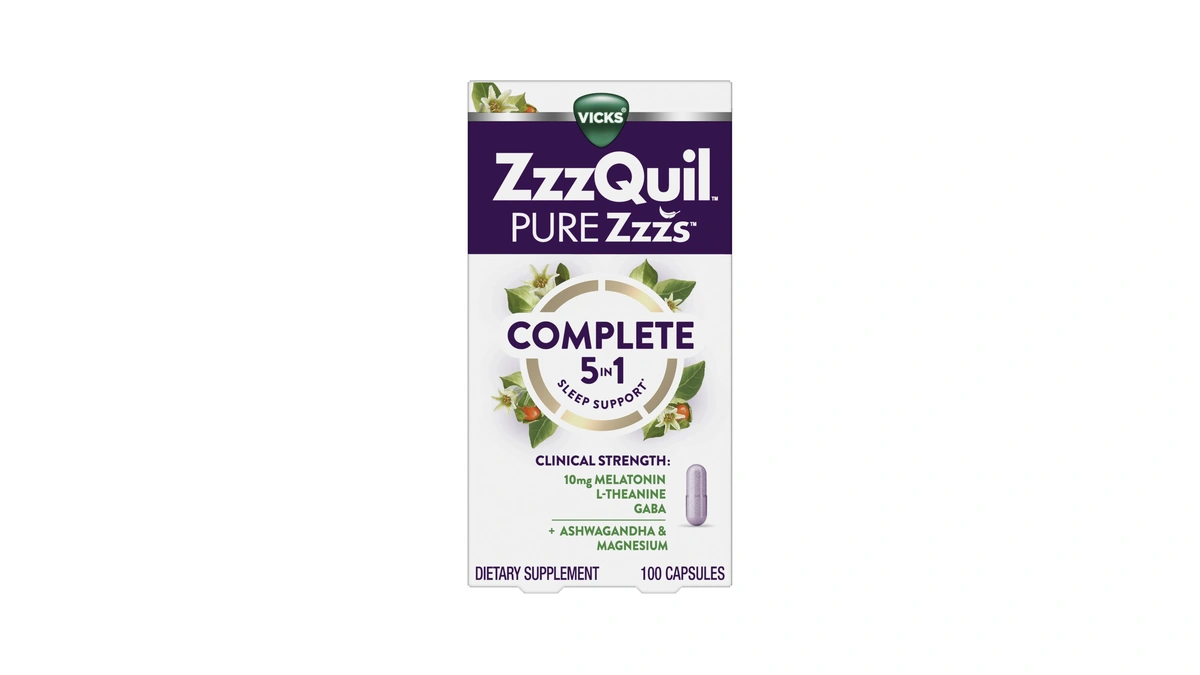 Zzzquil Pure Zzzs Complete Sleep, Melatonin 10mg, L-theanine, Gaba, With