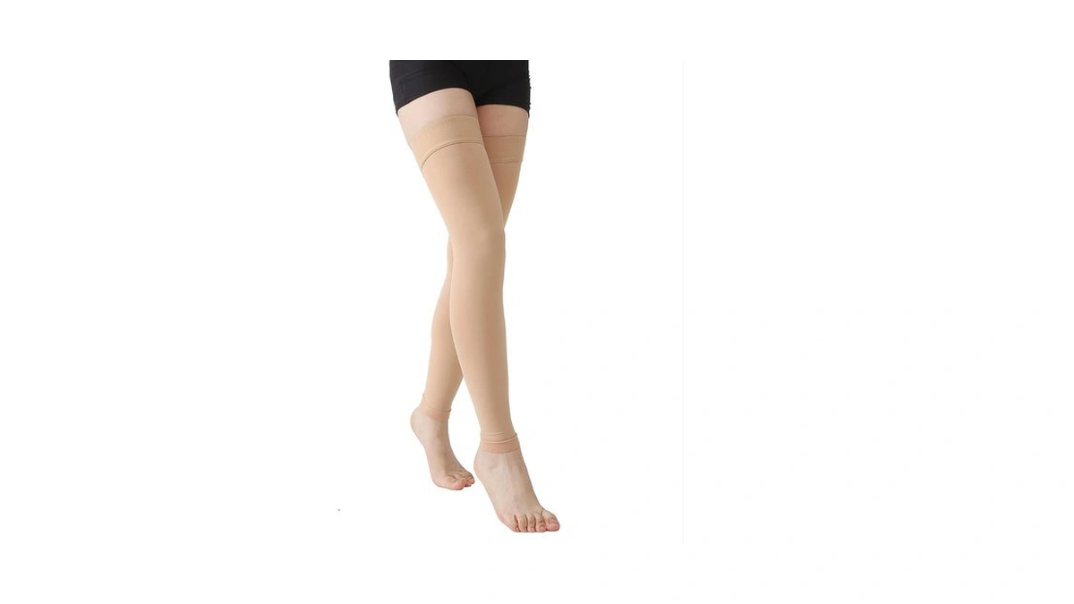 Mgang 20-30mmhg Thigh High Compression Sleeves For Varicose Veins, Edema