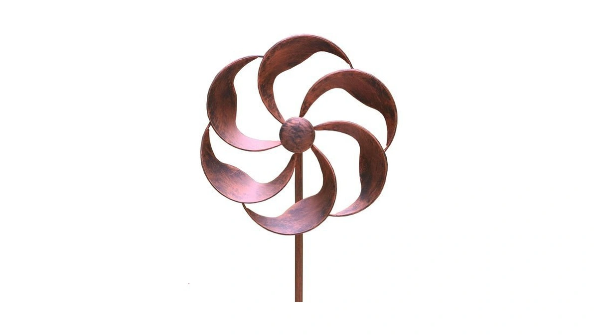 Metal Wind Spinner Single Blade Outdoor Decor For Garden Patio