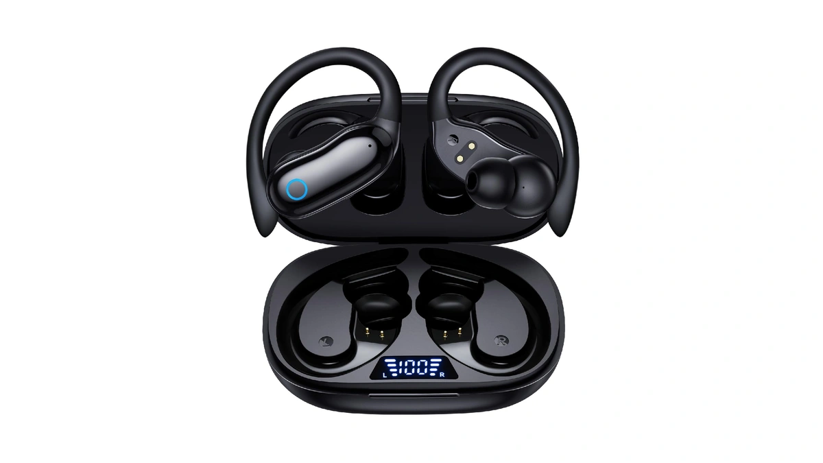 Gnmn Active Noise Cancelling Ear Buds Wireless Earbuds 96hrs Playback