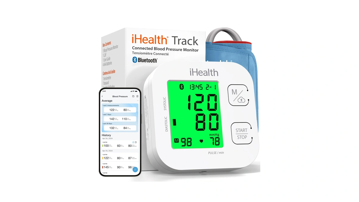 Amazon : Ihealth Track Smart Upper Arm Blood Pres
