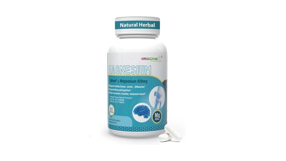 Purebotan Magnesium Oxide And Glycinate Extra Strength 420mg, High Absorption