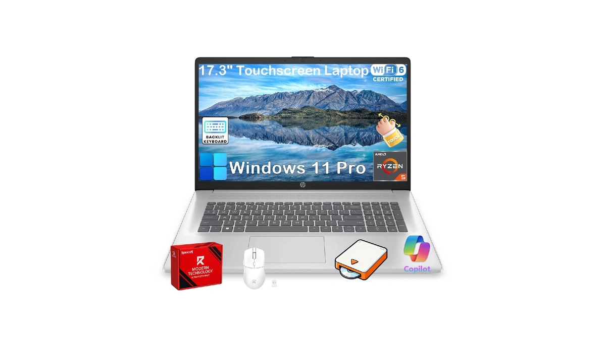 Hp 17.3" Touchscreen Business Laptop, 20gb Ram, 1tb Ssd, Amd