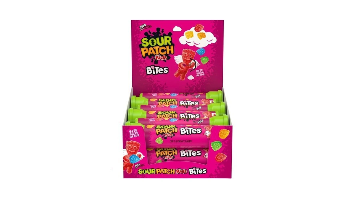 Sour Patch Kids Bites Soft & Chewy Gummy Valentine's Day