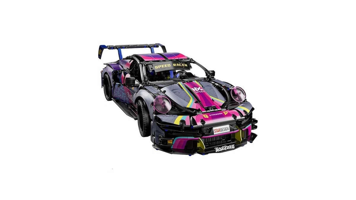 Chodia 1:10 Sport Race Building Car Sets, 1611 Pcs Supercar