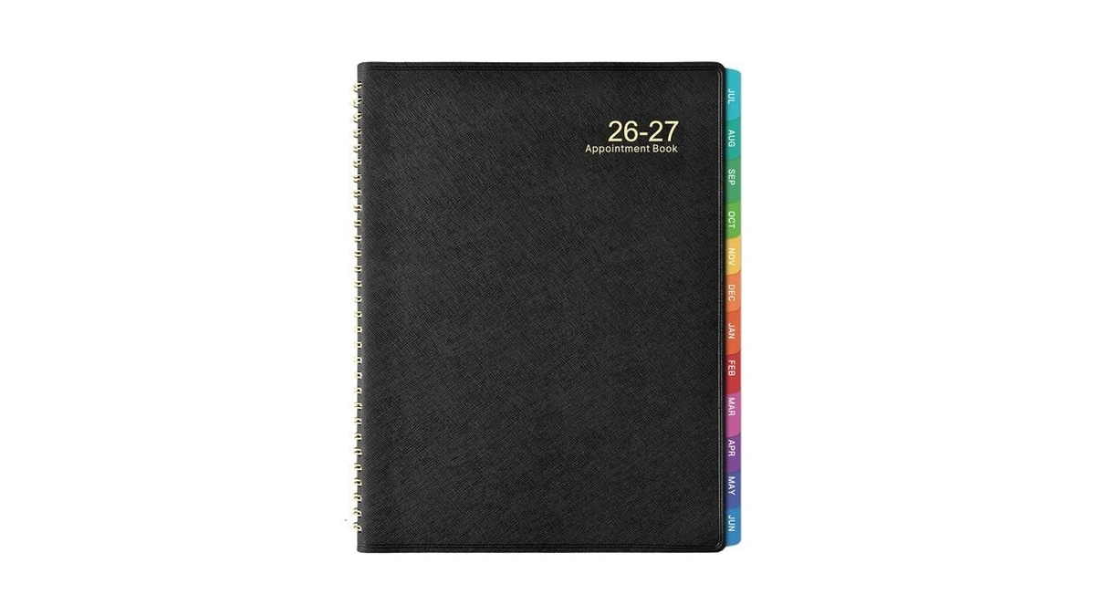 2026-2027 Daily Appointment Book, 53 Weeks 15-min, July 2026-june 2027