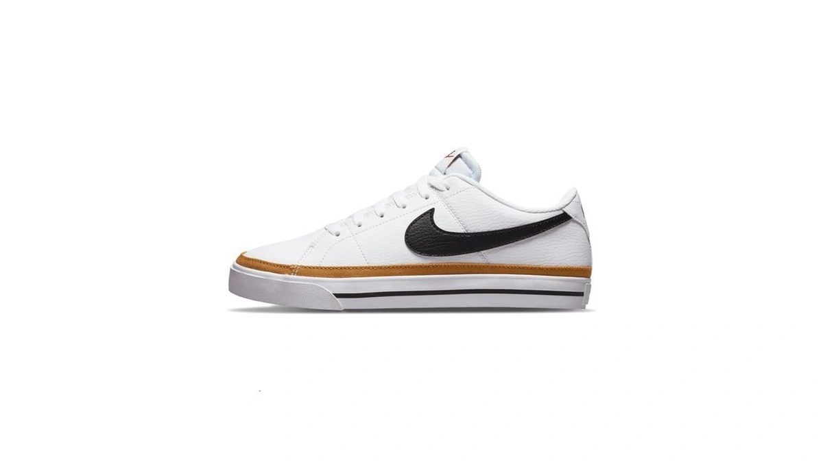 Nike Women's Court Legacy Next Nature Shoes, White/black-desert Ochre-team Orange,