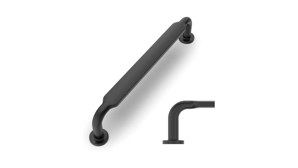 Amerdeco 10 Pack Matte Black Cabinet Pulls 5"