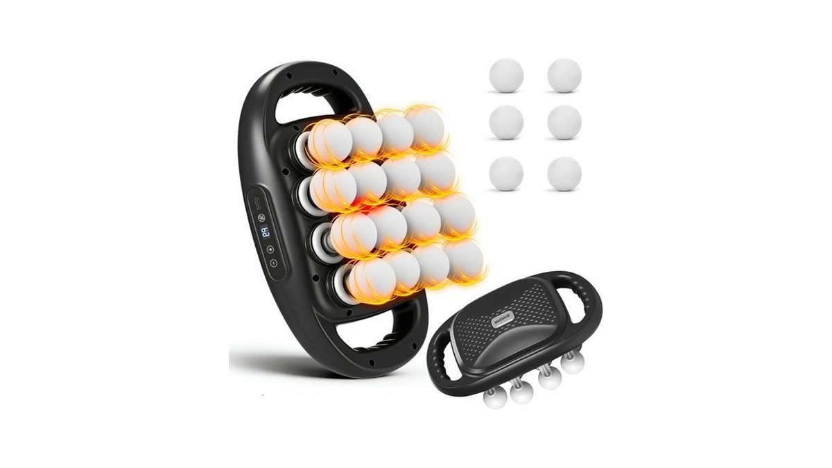 Weeixpti 16 Head Deep Tissue Massage Gun, 2600mah Battery Back