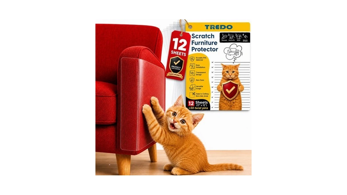 Cat Scratch Couch Protector 12 Pack – Heavy Duty Anti