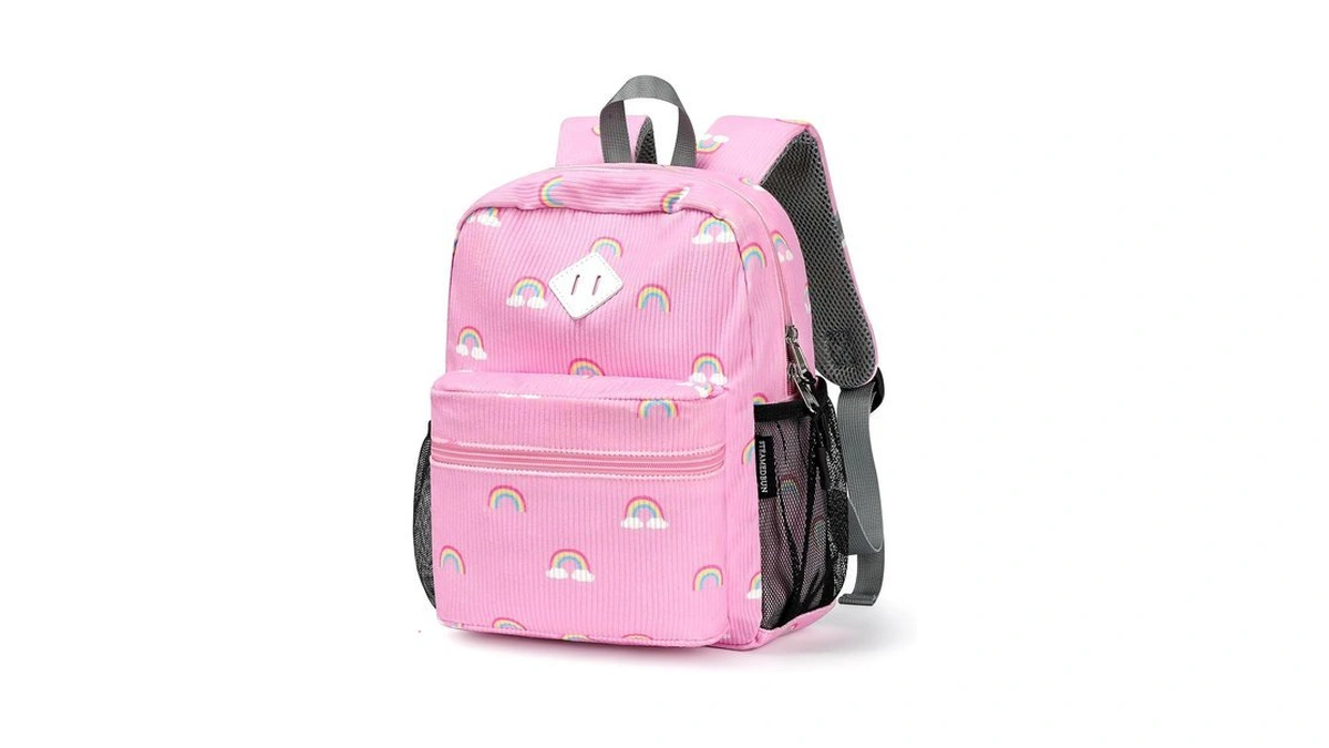 Steamedbun Corduroy Toddler Backpack For Girls 2-4, Kids Preschool Backpack