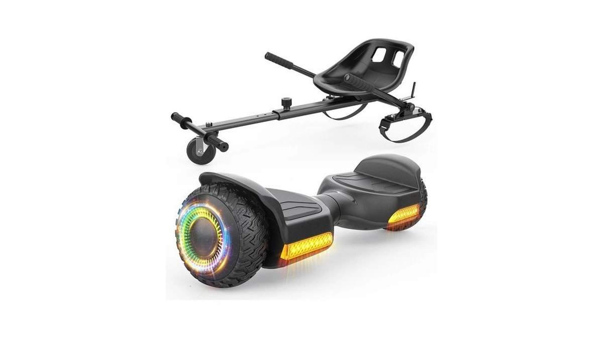 Gyroor G13 Hoverboard With Seat Attachment 6.5" All-terrain Go Kart
