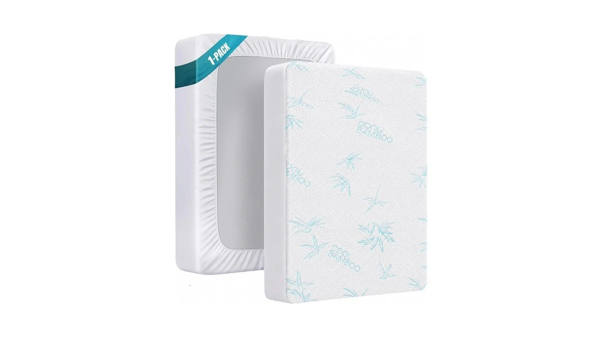 Shouren Mattress Topper Cover Twin, Bamboo-viscose Protector 8-21"