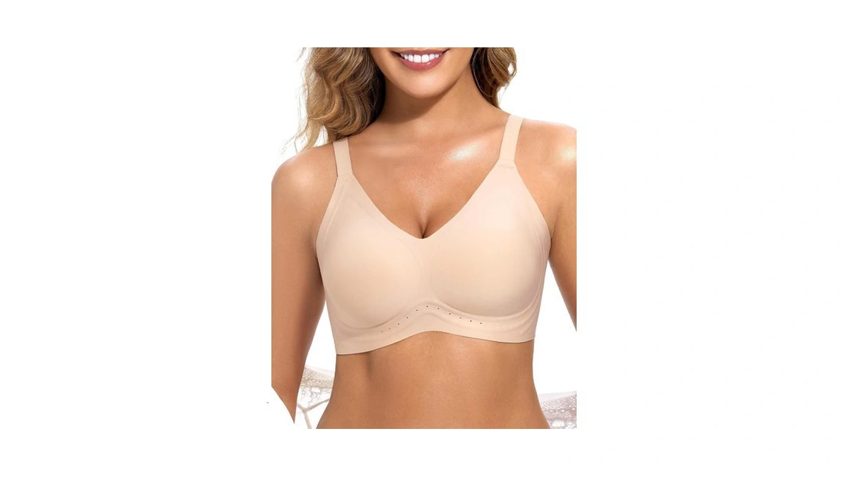 Obind Seamless Jelly Bras For Women Breathable Wireless Push Up