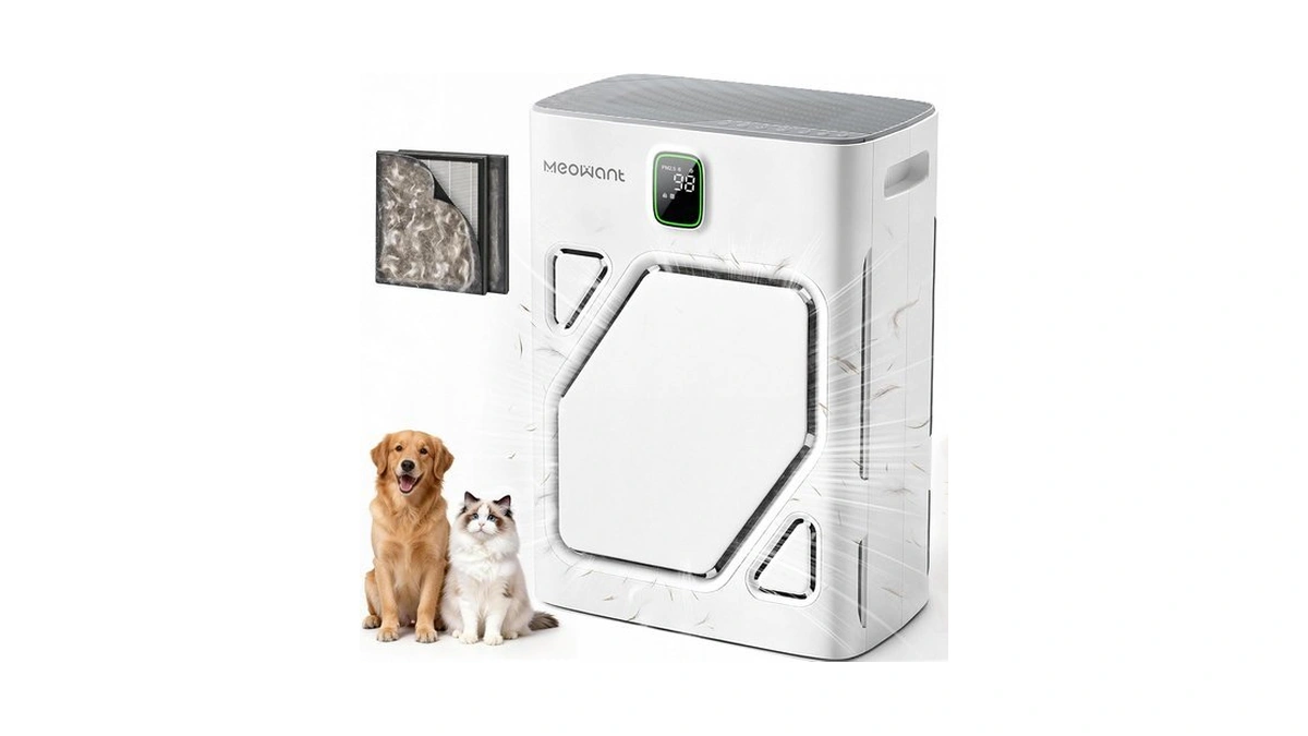 Amazon code: Meowant Air Purifier For Home Large Room