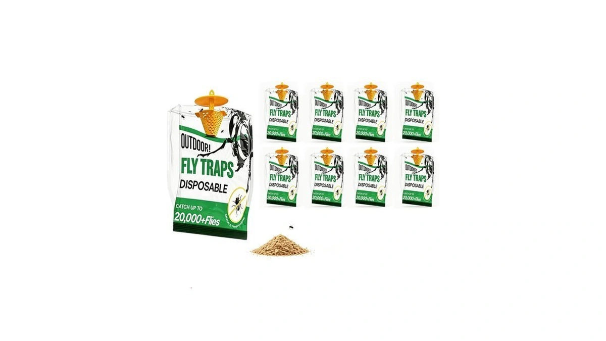 Fly Traps Outdoor 9 Pack Water Activated Disposable Fly Trap