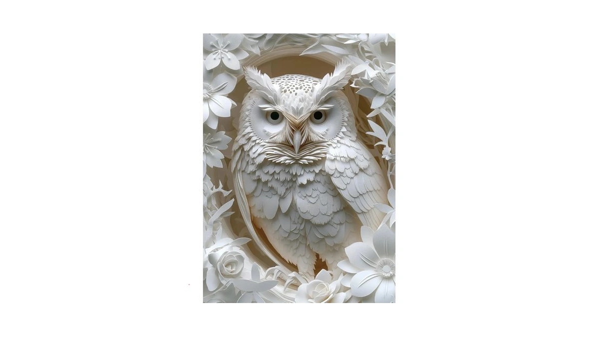 Amazon code: 3d Owl Puzzles Paper Cut Art Puzzle 1000