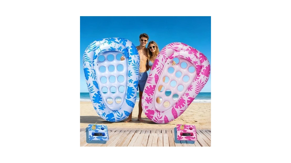 Viwuhug Giant Inflatable Pool Floats,78 X 55 Inches Pool Float