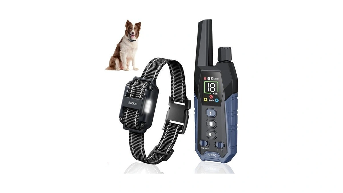 Aikko Shock Collar For Dogs, 3300ft, 3 Training Modes, Ipx7