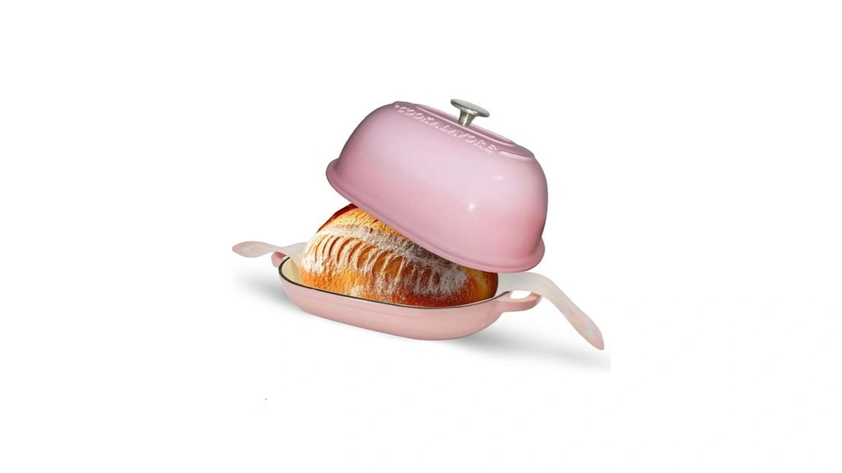 Cast Iron Bread Oven,6 Qt Bread Oven,thick Enameled Loaf Pan