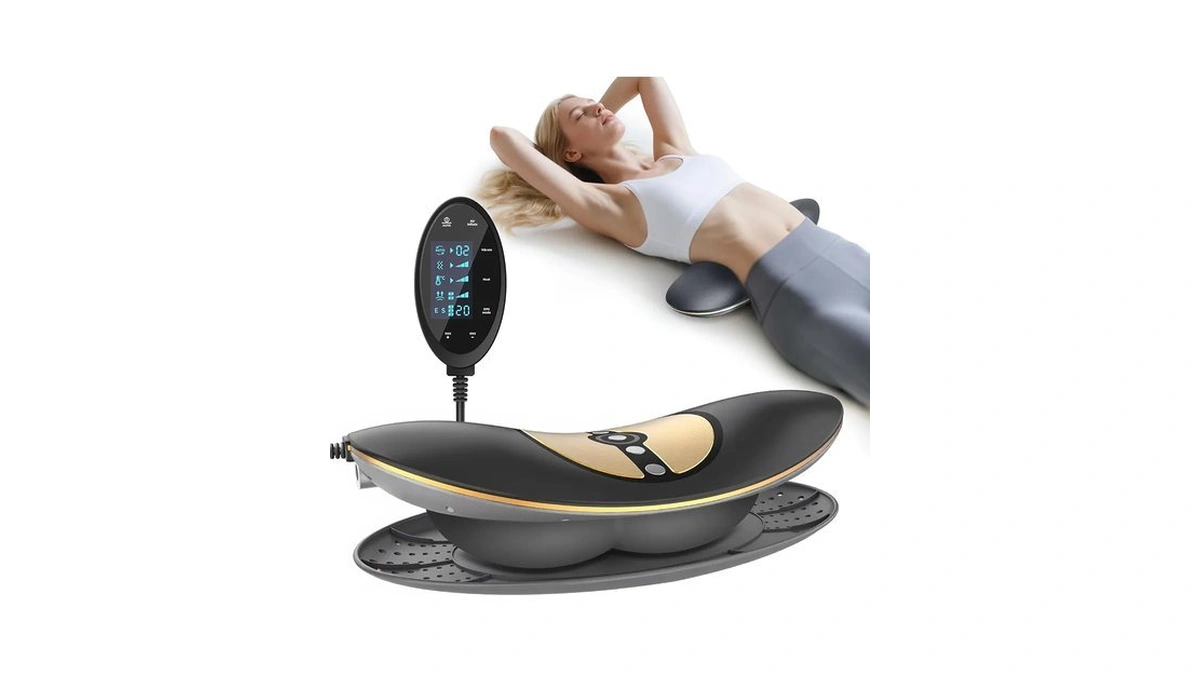 4-in-1 Cordless Lumbar Traction Device For Sciatica Pain & Decompression