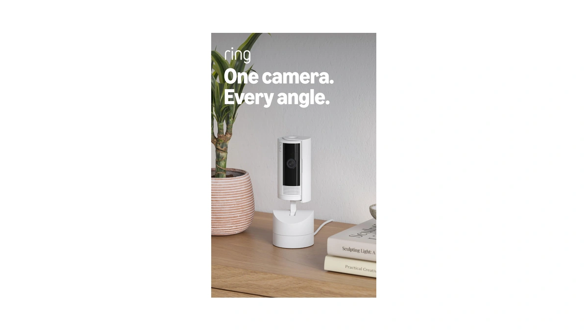 Ring Pan-tilt Indoor Cam (newest Model), See All Around Your
