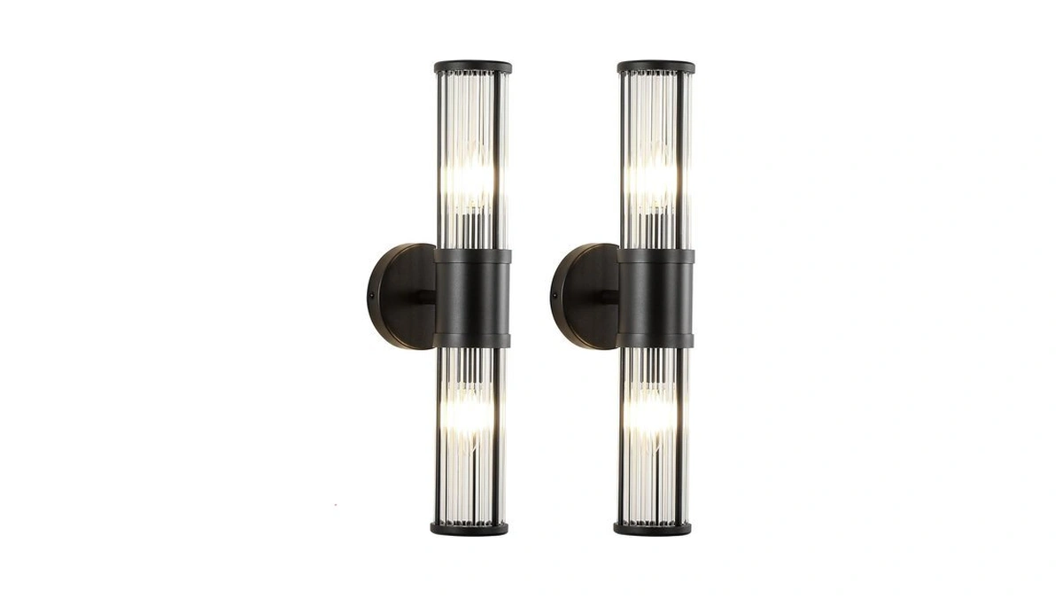 Joosenlux Matte Black Vanity Light Fixtures Set Of 2, Modern