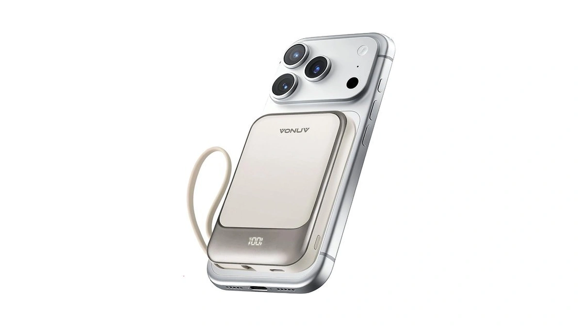 Magnetic Power Bank 10000mah, Wireless Portable Charger With 15w Max