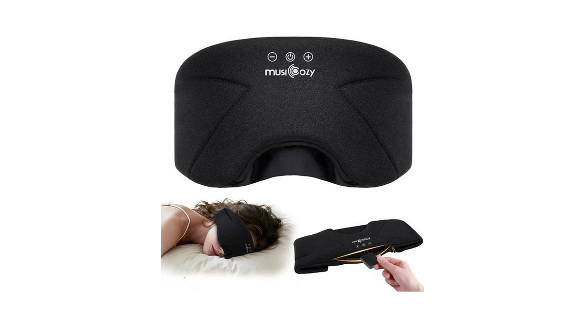 Musicozy Bluetooth Sleep Mask Headphones With Hd Speakers For Side