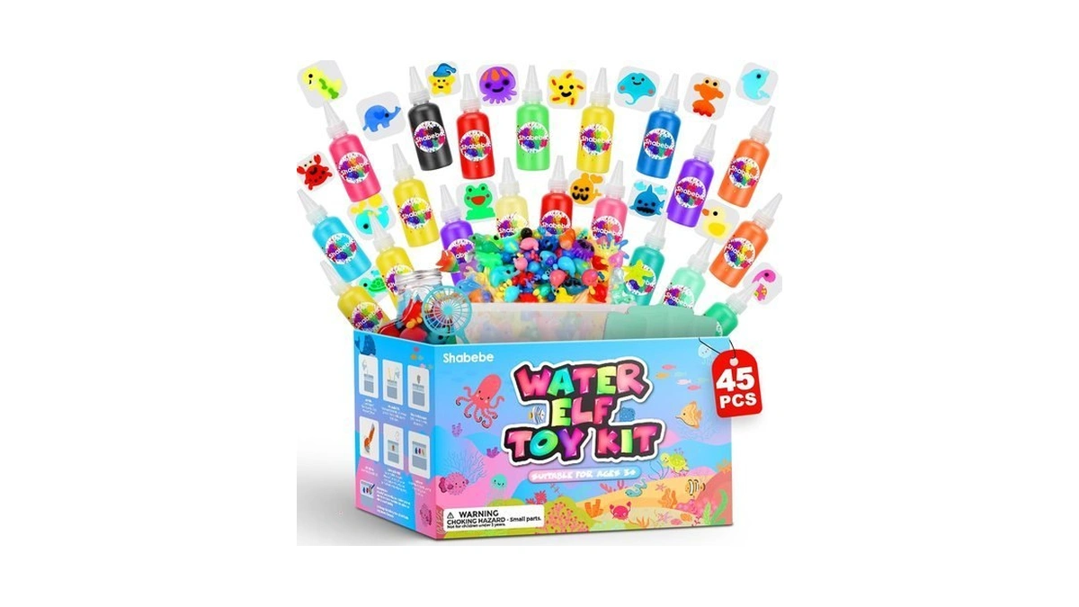 Shabebe Magic Water Elf Toy Kit– 20 Magic Gels (2
