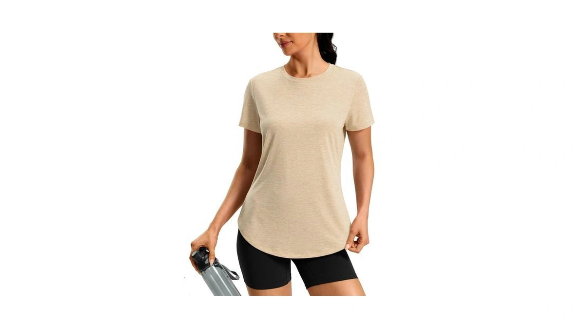 Womens Workout Shirts Short Sleeve Moisture Wicking Lightweight Gym Tops
