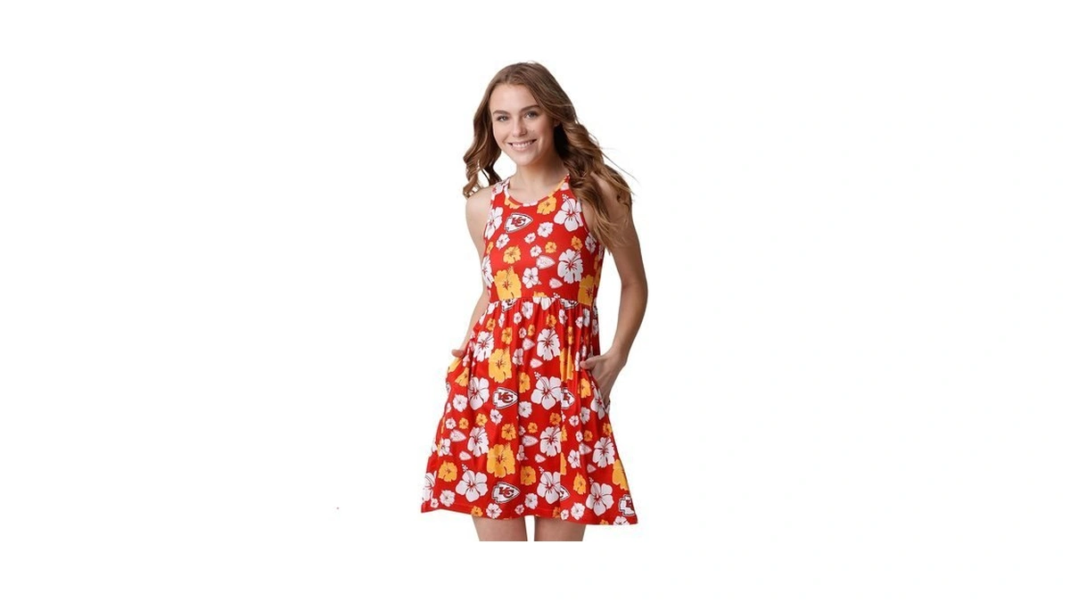 Foco Nfl Womens Fan Favorite Floral Sundress