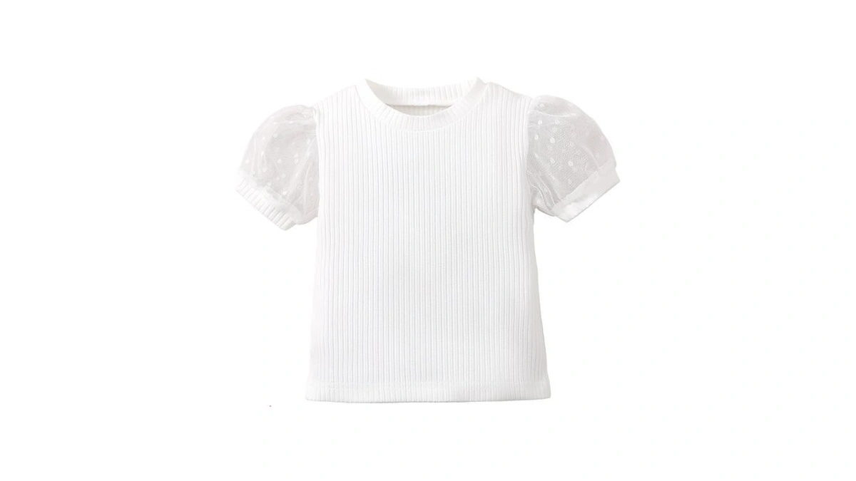 Opawo Toddler Girl Shirts Short Sleeve Ribbed...