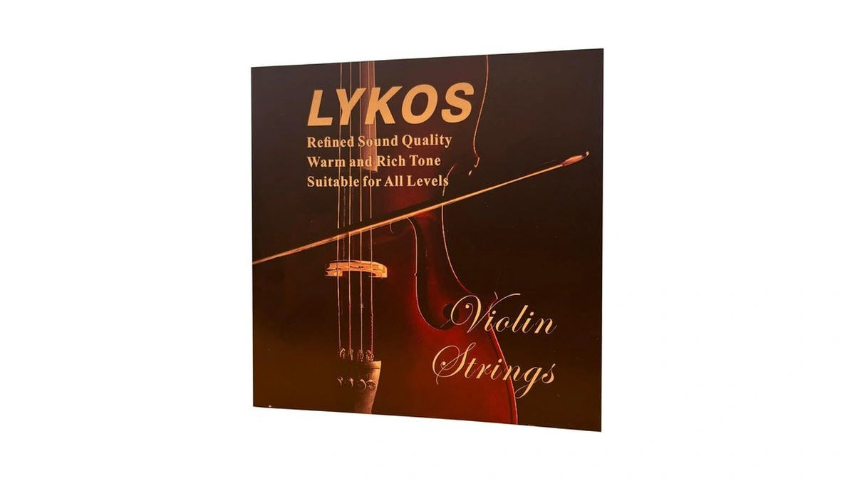 Lykos 2 Pack Full Set Violin Strings G-d-a-e Universal Violin