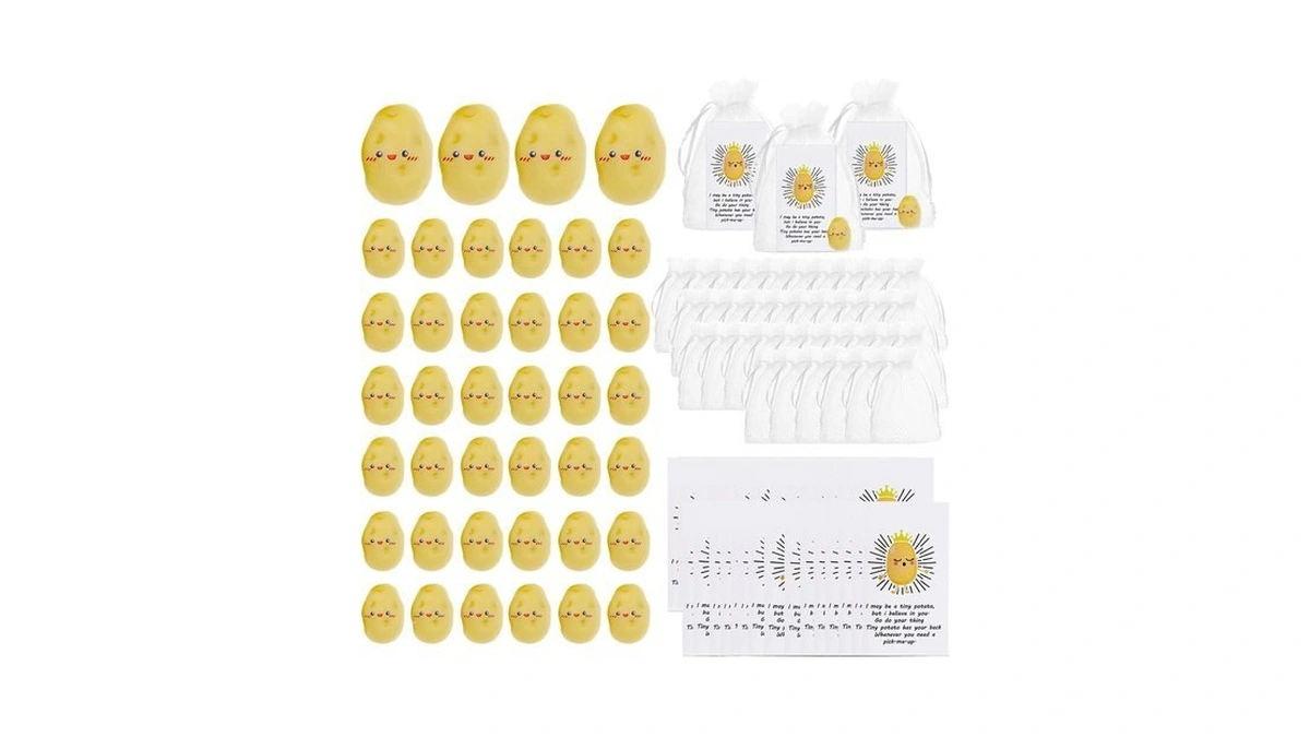 40pack Mini Potatoes With Card Inspiring Potato Employee Reward Gifts