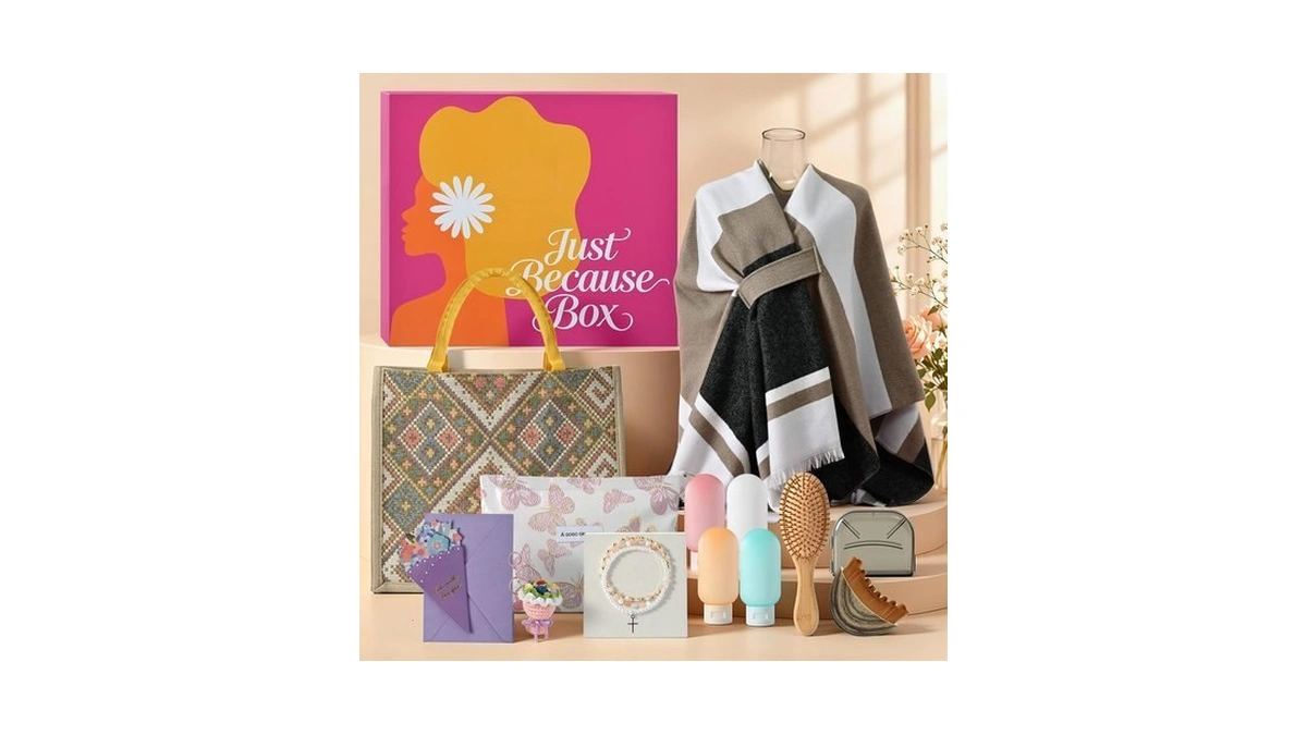 Bearhug Luxury Gift Box For Women - Elegant Wrap Poncho