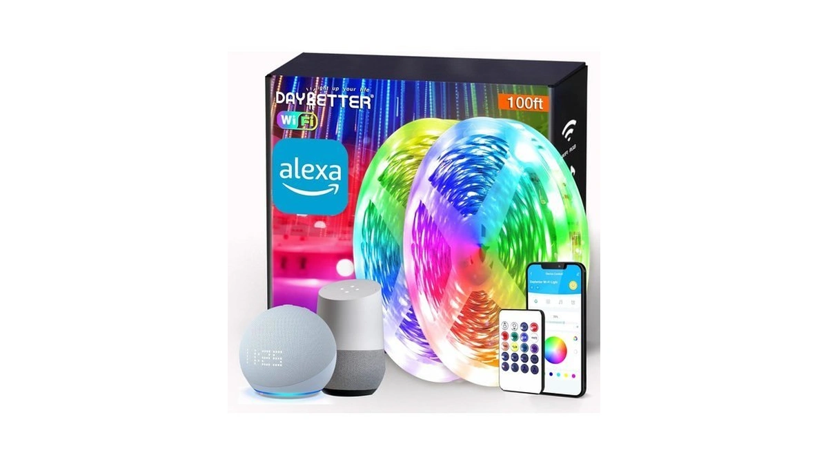 Daybetter Smart Wifi Led Lights 100ft - Led Strip Lights