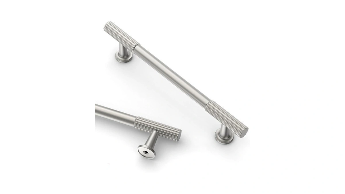 Asidrama 10 Pack 5 Inch Brushed Satin Nickel Kitchen Cabinet